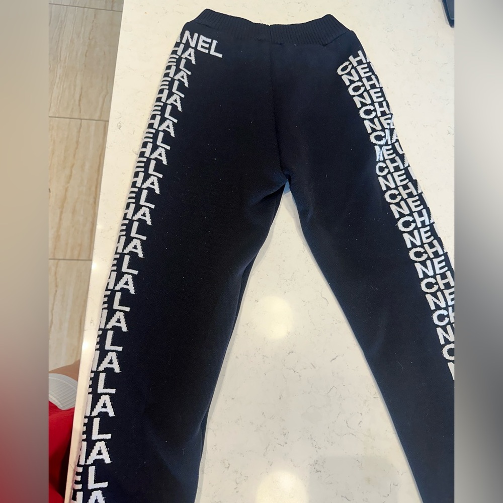 CC wool black leggings size xs